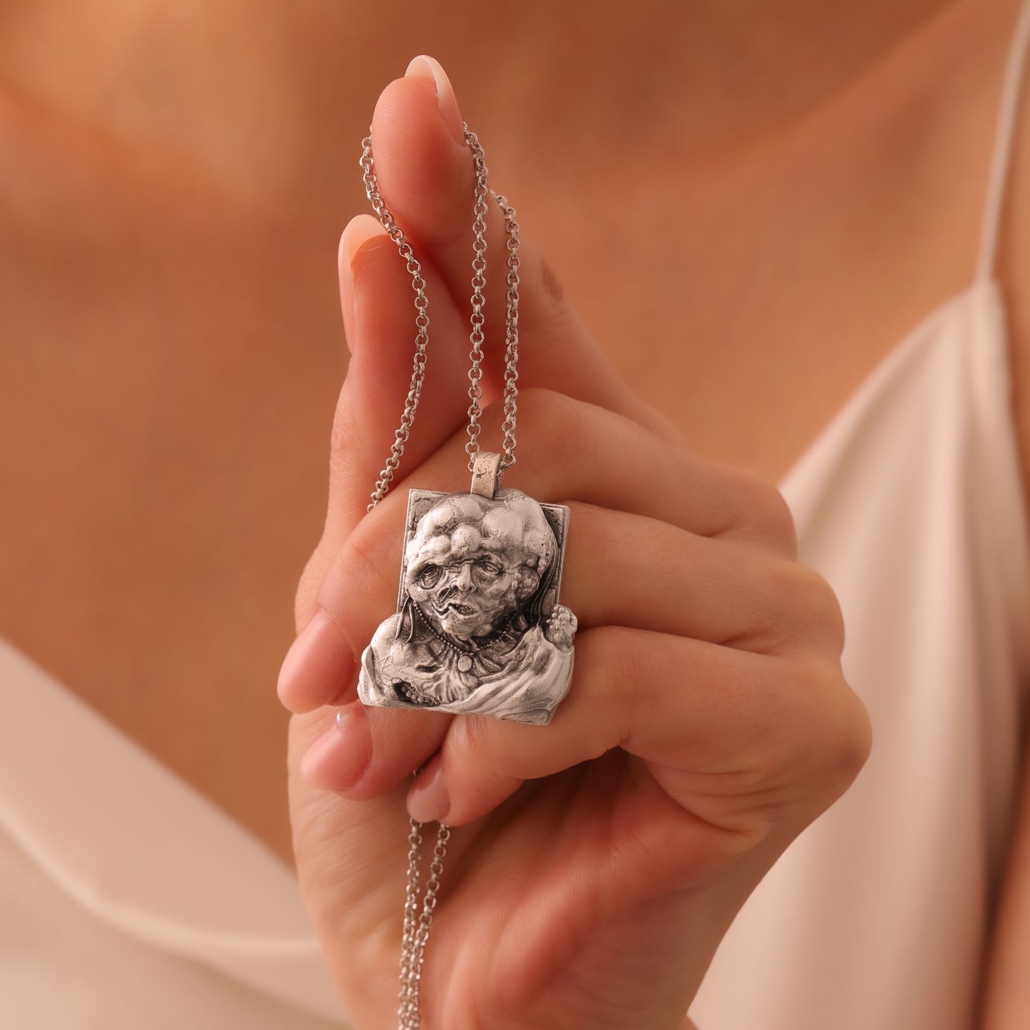 The Substance Silver Pendant – Hand-Carved, Handcrafted Cinematic Tribute