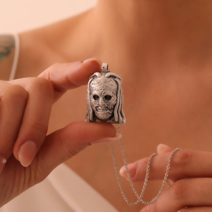 Slipknot 25th Anniversary Corey Taylor Silver Hand-Carved Pendant – A Tribute to a Legacy of Metal