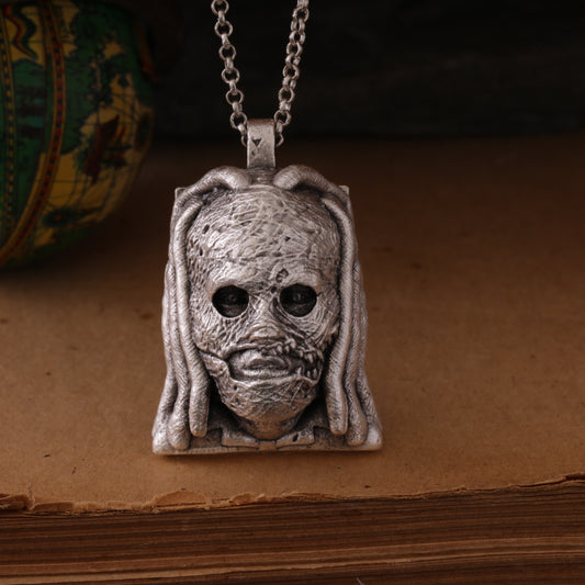 Slipknot 25th Anniversary Corey Taylor Silver Hand-Carved Pendant – A Tribute to a Legacy of Metal