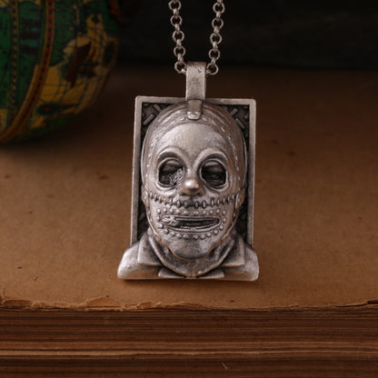 Slipknot Chris Fehn Silver Pendant – Hand-Carved, Handcrafted Tribute to the Percussion Master