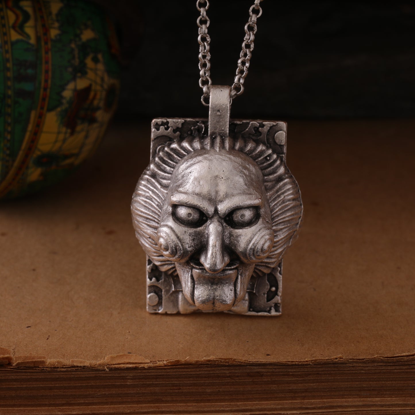 Saw Jigsaw Billy the Puppet Silver Pendant – Hand-Carved, Handcrafted Tribute to the Iconic Horror Villain