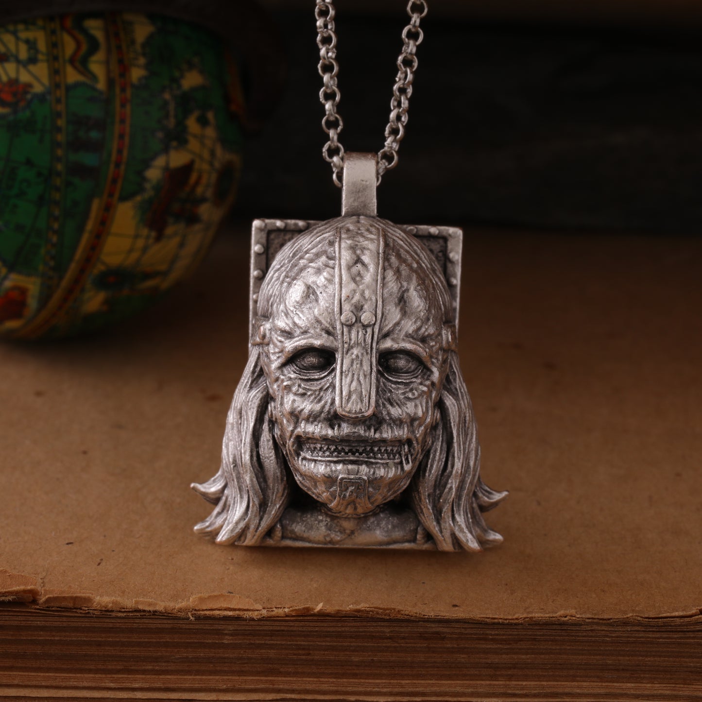 Slipknot Vermilion Silver  Pendant – Hand-Carved, Handcrafted Tribute to the Chaos of Metal