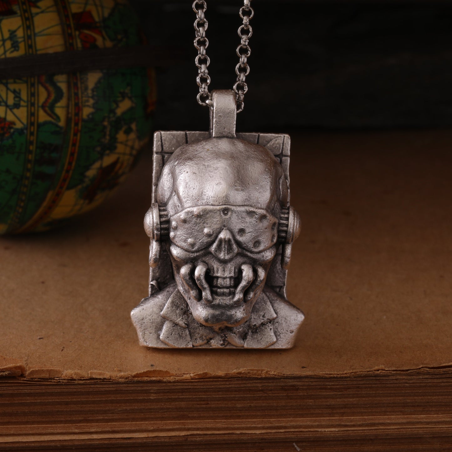 Megadeth "Vic Rattlehead" Silver Pendant – Hand-Carved, Handcrafted Thrash Metal Tribute