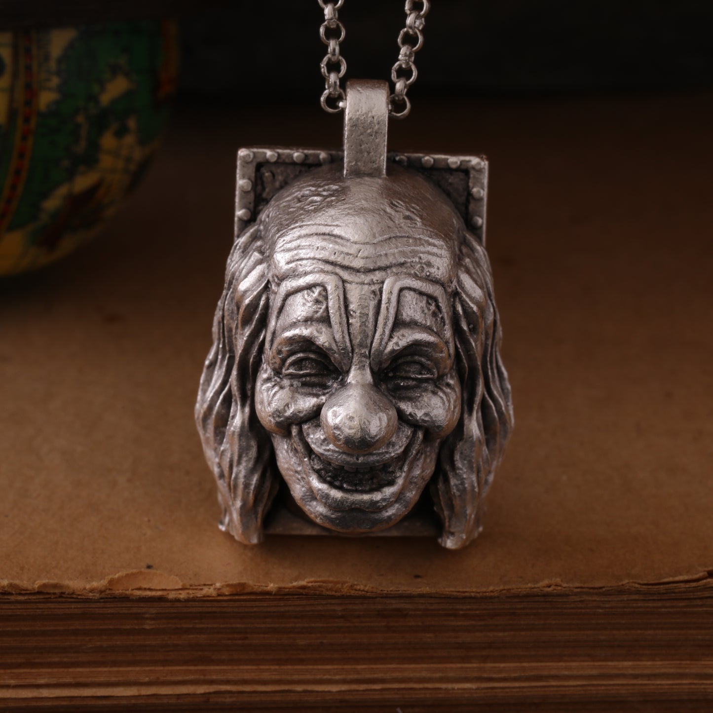 Slipknot Shawn Crahan Silver Hand-Carved Pendant – A Tribute to the Percussion Master