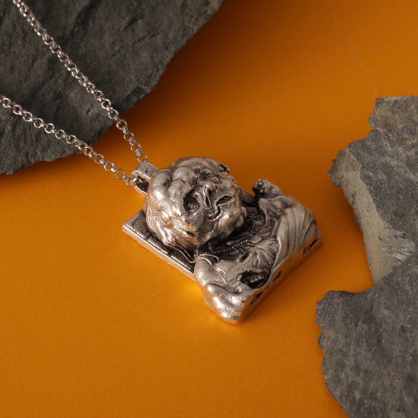 The Substance Silver Pendant – Hand-Carved, Handcrafted Cinematic Tribute